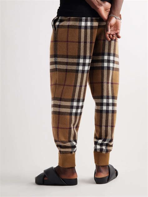 burberry sweatpants thick for men|burberry cashmere sweatpants.